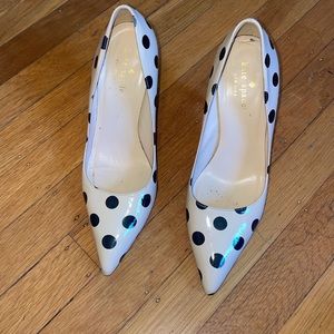 Kate Spade polka dot heels